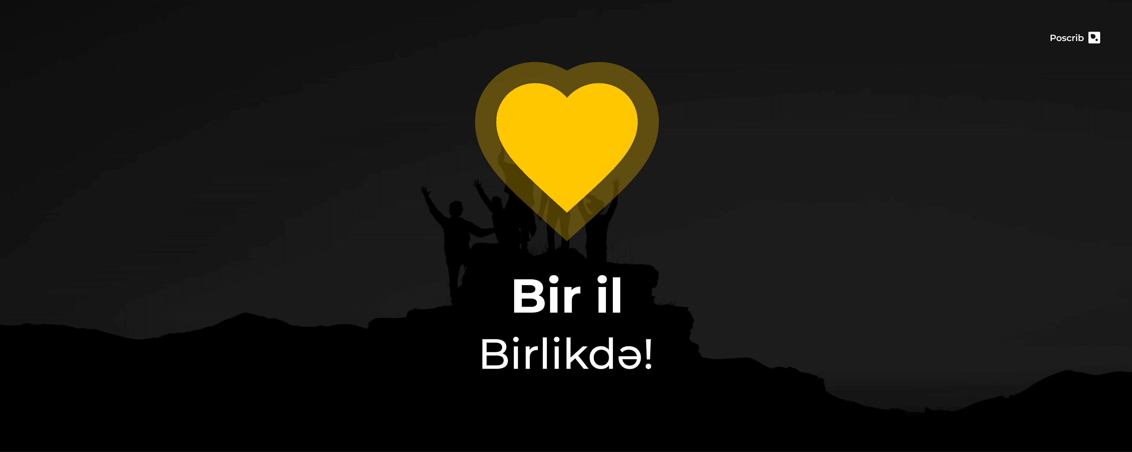 Poscrib: Bir il birlikdə!